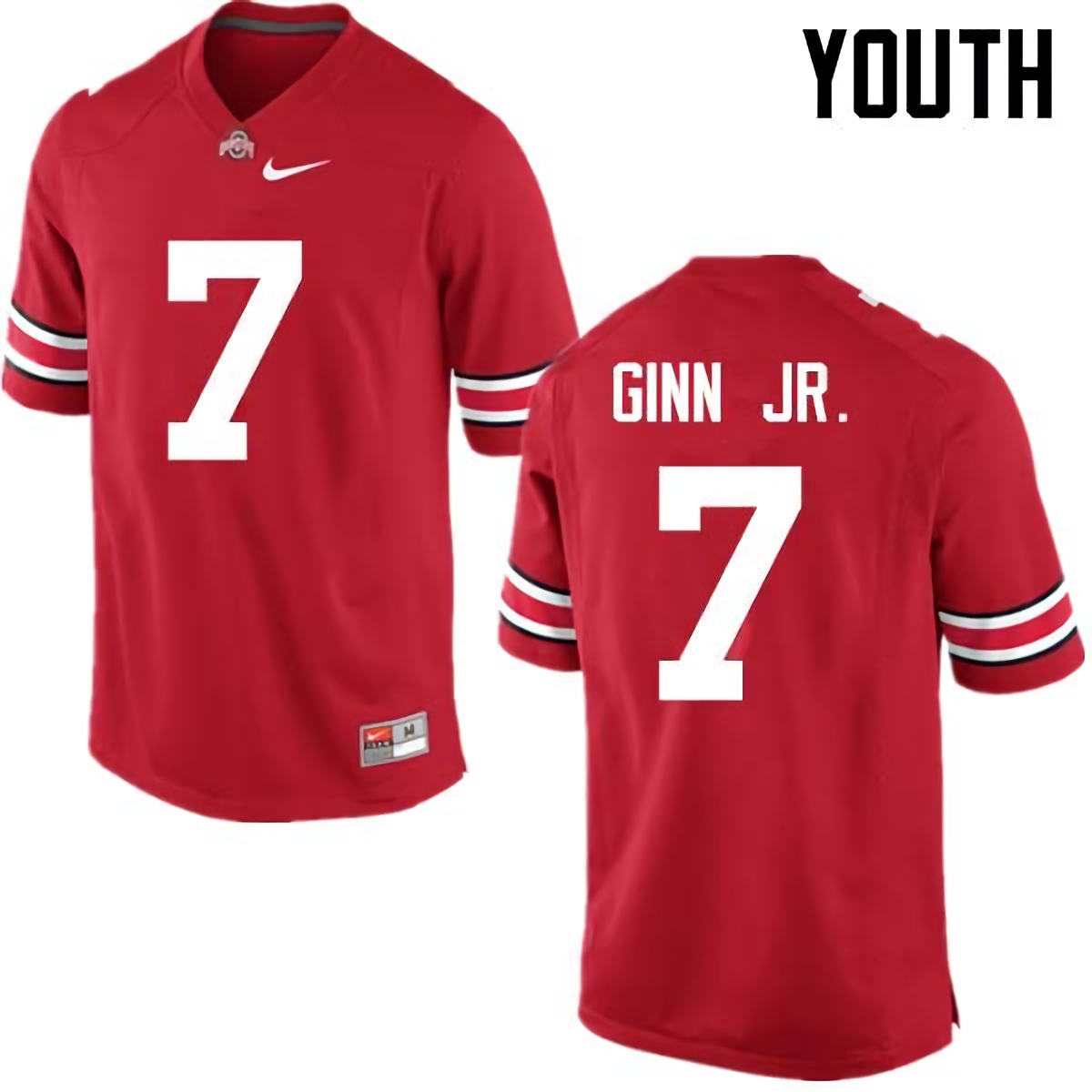 Ted Ginn Jr. Ohio State Buckeyes Youth NCAA #7 Nike Red College Stitched Football Jersey WZO8856NP